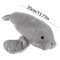 35cm Animacinis Jūrų Karvės Pliušinis Žaislas Jūrinis Jūrų Karvės Kimštas Gyvūnas Žaislai Švelni Pagalvė Kambario Dekoras sukurtas Lovai Sofai Vaikams Kūdikiams Gimimo Datai 35cm pilka spalva