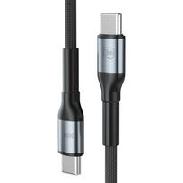 Priedai - 3mk Hyper Cable N-SERIES C iki C 3m PD 3.0  QC 3.0 48V/5A 240W Juodas