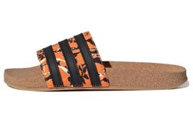 Adidas Originals Adilette „Ryškiai oranžinės spalvos juodos gumos“ IE7750 36.5