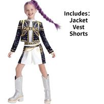 Kpop Mergaitės Medžiotojos Rumi Mira Zoey Cosplay Kostiumas Anime Medžiotojai Karnavalo Kostiumas Perukas Kostiumas Helovino Kostiumas Vaikui 120