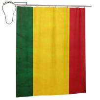 Jamaikietiškas Reggae Rasta Liūtas Jamaikos Vėliava Dušo Užuolaida Vonios kambario Poliesteris Neperšlampamos Vonios Užuolaidos Su Kabliukais W60H190(CM)-1 Pcs