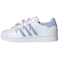 Adidas Originals Superstar 2 Abrasion Resistant Low top Skateboard Shoes Women's White JR1332 38.5
