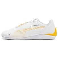 Puma Porsche Design Odinis Sintetinis Audinys Laisvalaikio Patogūs Žemi Gyvenimo Būdo Sportbačiai Unisex sportbačiai Balti Geltoni 308257-02 42.5