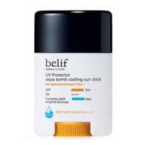 belif UV Protector Aqua Bomb Cooling Sun Stick SPF50+/PA++++ 14g - Hydrating and Cooling Portable Sunscreen