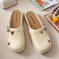 - Mules, Flat Sandals 36 smėlis