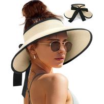 Ladies' Hats, Beach Hats, Sun Hats One Size smėlis