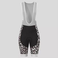 Women's Cycling Clothing Gradient Leopard Print Summer Cycling Jersey Set Women Breathable Short Sleeves Mountain Bike Clothes XS（old）