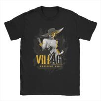 Funny Residents Evils Lady Dimitrescu  T-Shirt Unisex 100%Cotton Top Tee Harajuku  Round Neck Short Sleeve S