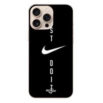 Coque Iphone 16 Pro Max - Nike - Just do it - Souple - Noir - Synthétique juoda