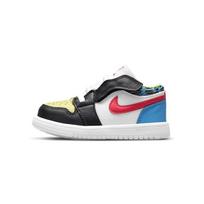 Air Jordan 1 Low TD Funky Patterns Baby Sneakers White Black Light-Fusion-Red DH5928-006 22