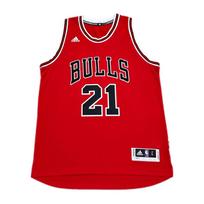 Adidas X NBA Collaboration Chicago Bulls Butler Comfortable Soft 21 Jersey Breathable Sleeveless Basketball Tank Unisex Tops Red 7470A-300-K91600 S