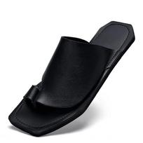 Flip-flops men's non-slip summer wear 2025 fashion new casual soft-soled beach clip toe sandals 38