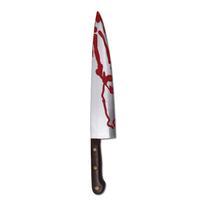 Halloween simulation bloody sickle machete kitchen knife ghost festival role-playing props Halloween party horror decoration One Size