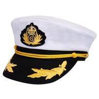 Adults Captain Hat Party Accessory Elegant Crown Dress-up Theme Party Sailor 1 balta