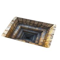 3D optinės iliuzijos kilimas Neslystantis Vizualinė spąstai Grindų kilimėlis Dugno duobė Vizualinė iliuzija Durų kilimėlis Miegamojo Svetainės Verandos Terasos Įėjimo Dekoras 40*60cm A