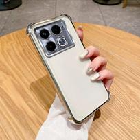 For Infinix Note 40 Pro Case Infinix Note 30 Phone Case Note 40 40 Pro + Four Corners Thickening Shookproof Plating back cover Inf Note40ProPlus