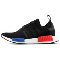 Adidas Originals Nmd R1 Primeknit Og  Black/Red/Blue  sneakers S79168 36