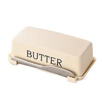 Sealed Butter Container Food Grade Butter Keeper Multi-functional Butter Cutter Box  Kitchen smėlis