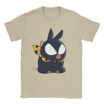 Vyriški P-Chan Ranma 1_2 marškinėliai 100% medvilnės drabužiai Laisvalaikio trumpomis rankovėmis apvalia kaklo iškirpte T-shirt Marškinėliai vakarėliui S juoda