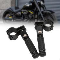 Motociklų kojų atramos Priedai Sulankstomi 8 mm kaiščiai Pedalų lentos tvirtinimas Lengvas montavimas Tvirtas juoda