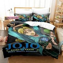 JoJo Bizarre Bedding Set Single Twin Full Queen King Size Bed Set Aldult Kid Bedroom Duvetcover Sets 3D Print Anime 2022 70x133cm 2pcs