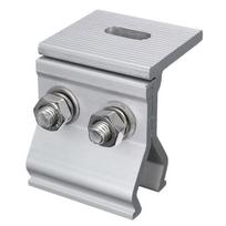 For Solar Panels And Boat For Roof Solar Panel Mounting Bracket Stainless Steel Anodizing Fixing Clamp Mounting Bracket Sliver