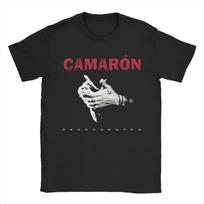 Men TShirt Camarons De La Isla Flamenco Singer Cotton Tee Shirt Short Sleeve Island Shrimp T Shirts Round Neck Merch Plus Size S