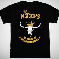 40-mečio The Meteors grupės marškinėliai juodi S dydžio iki 5XL Unisex marškinėliai XL