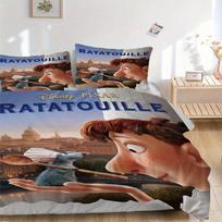 3 vnt. Ratatouille filmo plakato dizaino antklodės komplektas. Minkštas ir patogus miegamojo, svečių kambario ir bendrabučio dekoras. Patalynės komplektas D063 135x200cm