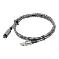 USB C Kištukas į TOSLINK Kištuką Optinis Garso Adapteris USB-C į SPDIF Skaitmeninis Konverteris Kompiuterio Nešiojamojo Kompiuterio Prijungimui