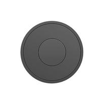 High-Temperature Resistant Silicone Cup Mat Round Shaped Pan Pad Tableware Mat  Table Decoration 16cm tamsiai pilka spalva