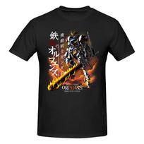 Male Mecha Robot Anime Gundam Barbatos T Shirts Streetwear Short Sleeves Pure T-shirt Casual Creative Tees Shirt 2026 New M