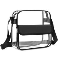 Waterproof Jelly Handbag PVC Beach Tote Bag Casual Crossbody Messenger Bag  Summer 21x21x7.5cm
