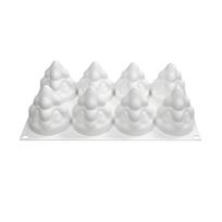 Kalėdinės eglutės silikoninė forma Eglutės formos forma žvakėms, pyragams, želė desertams gaminti One Size