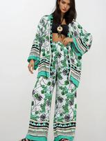 TREND ALACATI STYLE Moteriškas kimono ir kelnės