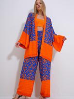 TREND ALAÇATI STILI Moteriškas kimono ir kelnės