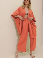 TREND ALACATI STYLE Moteriškas kimono ir kelnės