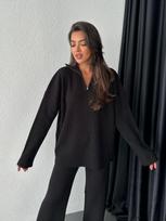 TÜNEL MODA Moteriškas megztinis ir kelnės