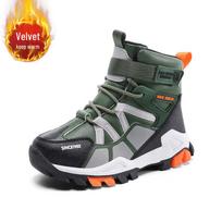 Kids' Snow Boots: Warm, Thick High-Top Cotton Boots for Boys – Cold Weather Protection 39