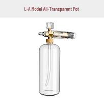 High-Pressure Transparent Foam Lance Car Wash Sprayer with 1/4 Quick Connect