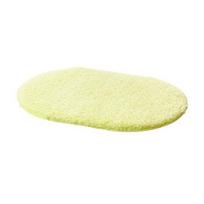 Oval Bath Mat Thick Super Absorbent Plush Area Rug Shaggy Carpet Anti-Slip Backing Machine Washable Soft Bathroom Floor Mat 40x60cm žalia