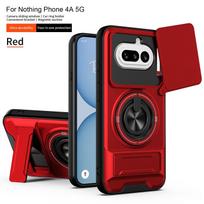 For Nothing Phone 4A Case Nothing Phone 4A A069 Cover Magsafe Magnetic Fold Holder Military Armor Camera Protection Cover Nothing Phone (4a)