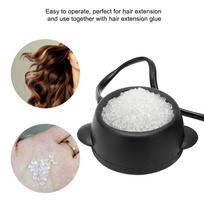 Mini Hot Glue Pot for Melting Keratin Hot Fusion Hair Extension Tools Professional Hair Extension Tools Beauty Salon EU plug 1pcs