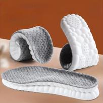 2vnt Savaime šildomi termo vidpadžiai pėdoms Žieminiai šilti vilnos termo Memory Foam vyrams Moteriški sportiniai batai Savaime šildantys batų pagalvėlės 35-36 pilka