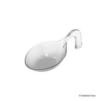 Furšetiniai šaukšteliai CLOROFILLA, PS,  skaidrūs, 12 ml, D 9,8 cm,  H 2 cm, 30 vnt.