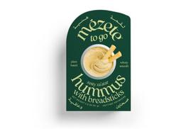 Užtepas MEZETE To  Go, Za'atar Hummus, su duonos lazdelėmis, 81 g.
