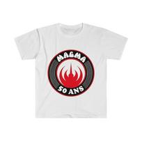 Unisex Soft Cotton T-Shirt. Groupe Magma. 50 Ans 3XL