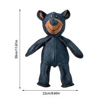 Squeaky Plush Bear Toy for Dog Unbreakable Teddy Extreme Bear Dog Toys Puppy Biting Toys Plush Cute Bear chew Squeaky Dog Toys