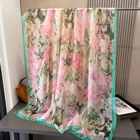 Prabangaus rašto šifono skarelės Madinga lengva kaklo skara moterims Vasaros kaklo apsauga nuo saulės Šilkinė skara skara 180*130cm One Size