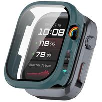 Grūdintas stiklas+PC dėklas Huawei Watch D2 ekranui apsaugoti, apsaugantis nuo įbrėžimų buferis, apsauginis dangtelis Huawei Watch D2 priedams Huawei Watch D2 žalia
